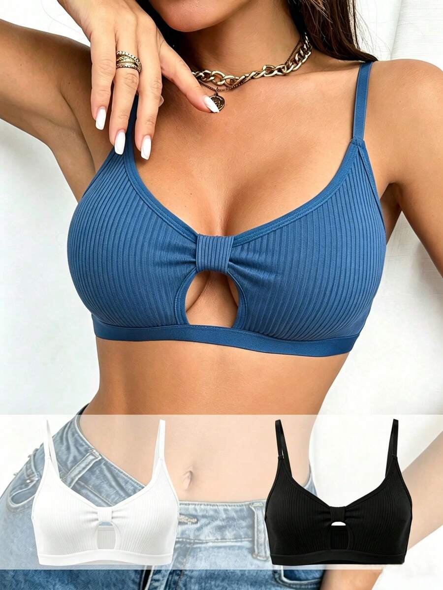 Set de 3 piezas de sujetador inalámbrico para mujer - Multicolor - Ver 1