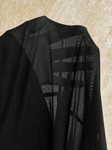 Soleia 女士金属花朵装饰吊带上衣和迷你裙套装，时尚假日装扮 - 黑色 - 查看 7