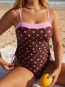 Swim Mod 2026 New Plus Size Halter Bikini Set Summer Beach Wear 1920s - Multicolor - View 5
