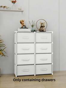 1 peça Novo modelo de prateleira de armazenamento estilo gaveta para móveis, adequada para sala de estar e escritório, prateleira para guardar brinquedos e lanches, armário de armazenamento, cabeceira de cama - Multicolorido - Ver 8