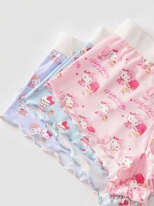Chillnights HELLO KITTY AND FRIENDS | SHEIN 6pcs Collaboration Women's Lingerie Set - Multicolor - View 4