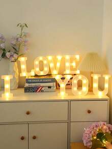 1 buah Huruf Kecil Putih 26 Alfabet Lampu LED Bertenaga Baterai, Huruf Bercahaya Dekoratif, Lampu Tanda LED Bertenaga Baterai untuk Pesta, Bar, Lampu Malam, Dekorasi Rumah, Hari Valentine, Natal, Pernikahan, Ulang Tahun, Kamar, Dapur, Dekorasi Rumah (Baterai Tidak Termasuk) - cahaya putih hangat - View 13