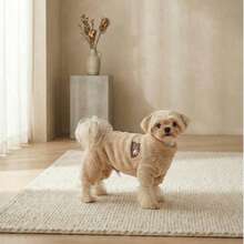PETSIN 宠物服装，宠物外套，小型犬保暖抓绒连体衣，适合冬季穿着 - 彩色 - 查看 10