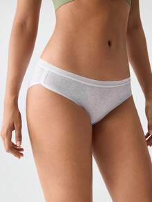 2pcs Women's Underwear Set, Soft Cotton Retro College Style Panties, Seamless Mid-Rise Briefs, Sports Shorts - Multicolor - View 9
