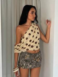 SHEIN PariChic Áo khoác và áo lót dành cho xe tăng nữ - Màu vàng - Xem 4