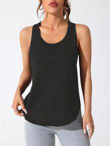 CourtClass CourtClass Women's Letter Print Casual Fitness Sports Tank Top - Multicolor - View 4