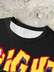 STEELVANCE Áo tank top nam mùa hè in chữ và chân dung phong cách đường phố - Nhiều màu - Xem 3