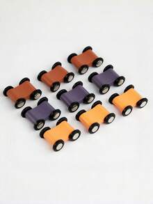 MINKOJA Wooden Cartoon Ramp Racer Car Toy – Slide-Down Track For Visual Tracking & Focus Training, Early Learning Game For Boys & Girls, Perfect Birthday/Christmas Gift - Multicolor - View 5
