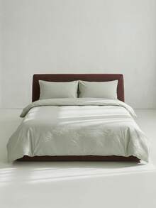 Veyra Day 2/3 Pieces100% Polyester 3D Bubble Texture Bedding (Duvet Cover + 1/2 Pillowcases, No Comforter Included), All-Season Modern Polyester Bedding Collection - bean green - View 7