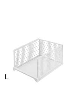 Stackable Plastic Storage Basket, Foldable Plastic Wardrobe Storage Box, Wardrobe Storage Container & Clothes Drawer Rack - Suitable For Cabinets, Bedrooms, Dormitories, Bathrooms, Kitchens & Offices - Multicolor - View 12