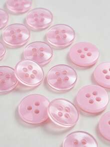 50/100/200/300/500/1000 Pcs Buttons - Peach Vintage Round Buttons For DIY Projects, Shirts, Sewing, Small Accessories (E.G., Wallets) And DIY Wallet Making. - Peach - View 6