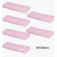 Bohemian Style Sheer Table Runner. Romantic Farmhouse Cheese Cloth Long Table Runner For Wedding Bride Party Birthday Decor(Pink) - Pink - View 10