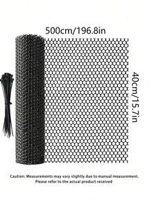 Animal Protective Fencing, Ideal For Cats, Dogs, Home Balcony Nets, Poultry Barriers And Gardening - Plastic Chicken Wire Netting - Multipurpose Plastic Fence And Net [Comes With 1 Pack Of Zip Ties] - Multicolor - View 14