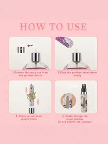 5ml Refillable Perfume Atomizer With Butterfly Charm – Bottom-Fill Mini Spray Bottle For Travel, Compact & Reusable - Multicolor - View 5
