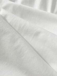 Sweetra Pantalones rectos de mezcla de algodón estilo casual francés en negro y blanco con bolsillos, estilo versátil para la primavera/verano, look elegante de dama - Blanco y Negro - Ver 6