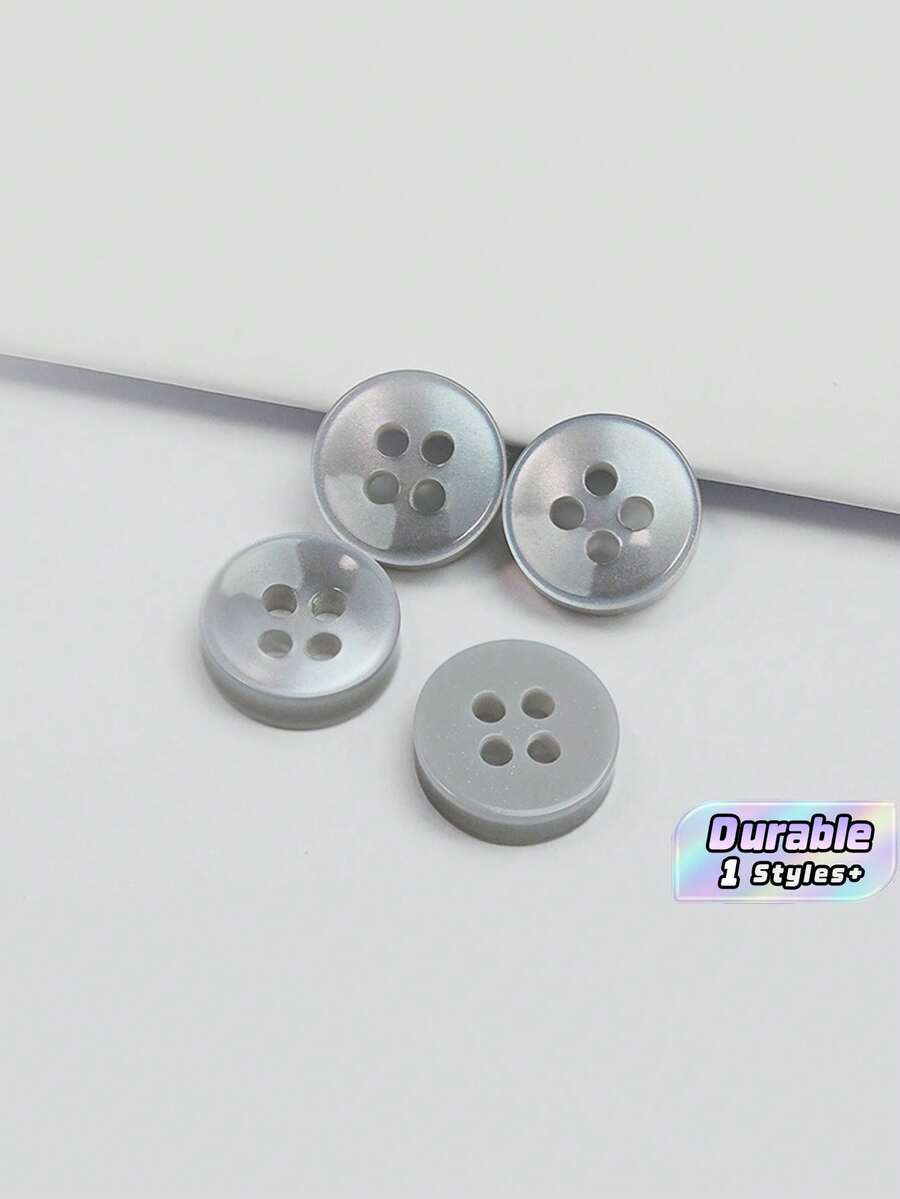 50/100/200/300/500/1000 颗纽扣 - 深灰色复古圆形纽扣,适用于 DIY 项目、衬衫、缝纫、小型配饰(例如钱包)和 DIY 钱包制作。 - 深灰 - 查看 1