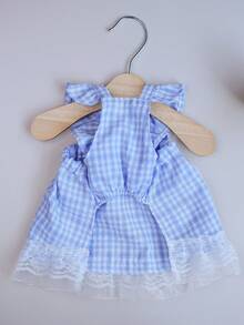 PETSIN One Fairy Style Bow Lace Trim Pet Tank Dress - Blue - View 7
