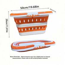 Foldable Laundry Basket, Wall-Mounted Clothes Storage Basket, Bathroom Laundry Basket, Large Plastic Laundry Basket, For Bathroom, Bedroom, Living Room, Dormitory, Home Organization And Storage, Laundry Basket - Multicolor - View 15