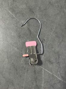 10 Portable Stainless Steel Clothespins With Hooks – Multi-Functional Clips, Suitable For Laundry, Wardrobe Organization, Holiday Clothing, And Home Storage. Multi-Functional Single-Hook Clothespins Can Be Used For Drying Pants And Skirts, Feature A Windproof Design, Save Space, And Are Suitable For Bedrooms, Closets, Wardrobes, Homes, And Dormitories. Note: Light Scratches May Occur During Transportation, Which Is Not A Quality Issue And Does Not Affect The Normal Use Of The Product. - 10pcs blue - View 12