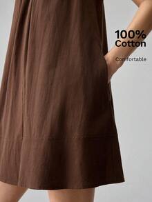Ontre 2026 Nuevo vestido de muñeca morado para verano, vestido mini sin mangas, adecuado para el transporte urbano, vacaciones, playa, festivales de música, atuendo casual de primavera/verano, moda minimalista, transporte urbano, sencillez elegante, atuendo de verano - Rojo violeta - Ver 6