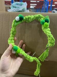 1根鹦鹉攀爬绳，绳索栖木玩具，互动鸟笼装饰，形状可调节，适用于玄凤鹦鹉、凤头鹦鹉、金刚鹦鹉等鹦鹉。 - 綠色 - 查看 7