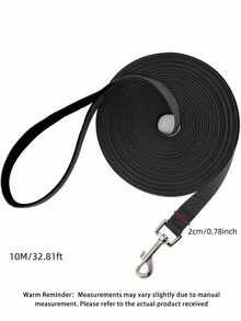 1PC Extra Long Pet Leash, Polyester Dog Training Leash, 5.9-50 Feet, For Obedience, Play, Camping And Backyard Exercise - Suitable For All Dog Breeds - Allows Dogs More Activity Range - Black - View 10