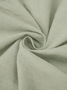 SHEIN Clasi Đầm nữ thanh lịch mới, kiểu dáng trễ vai, dây mảnh, thoải mái, chất liệu cotton màu đỏ thẫm trơn, dáng chữ A. - Màu xanh Bạc hà - Xem 9