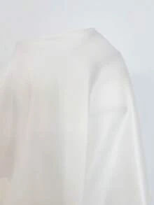 GlowEve 女士休闲仿印花无袖白色背心，适合居家休闲穿着，春夏款 - 白色 - 查看 6