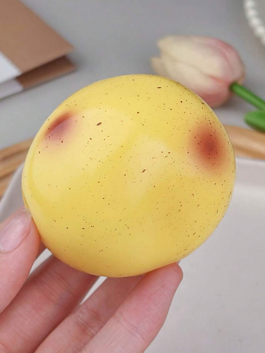 POKOJA LAND 1个慢回弹土豆造型挤压玩具,适合缓解压力和焦虑,TPR材质,具有缓慢回弹功能,色彩缤纷,可作为桌面装饰品,适合男孩女孩,也是办公礼品。 - 彩色 - 查看 1