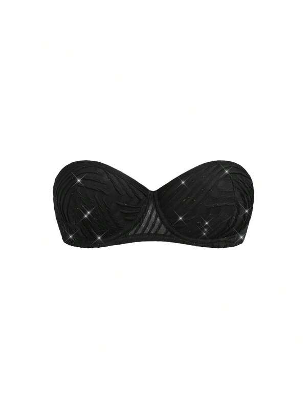 DesireSculpt 1 chiếc áo ngực có gọng dành cho nữ, chất liệu vải hoa văn tan trong nước, cỡ tiêu chuẩn.