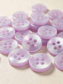 50/100/200/300/500/1000 颗纽扣 - 浅紫色复古圆形纽扣，适用于 DIY 项目、衬衫、缝纫、小型配饰（例如钱包）和 DIY 钱包制作。 - 淺紫色 - 查看 6