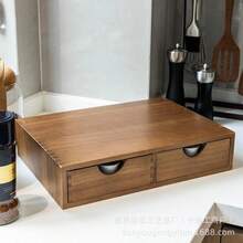 1pc Wooden Coffee Pod Storage Box, Coffee Pods And Tea Organizer Holder, K Pod Drawer Coffee Maker Machine Stand, Organizer De Cafe, Kcup Drawer Organizer, 30 Pod Capacity - Multicolor - View 8