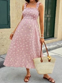 Plus Size Dresses - Old Rose - View 4