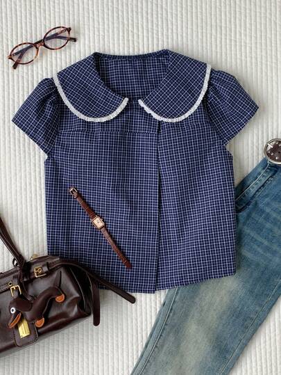 Comfortcana Women's Plaid Casual Versatile Daily Wear Shirt