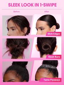 SHEGLAM HAIR Locked in Glossy Shine 強效定型棒 - 30 克，順滑髮蠟棒，飛揚控發，優雅棒，持久定型，時尚外觀，一抹即可，不粘膩不油膩，無剝落零白鑄，蔓越莓香味，適合所有髮質|直髮、波浪發、捲髮、捲髮 生日 禮物 假期 粉紅色的 氛圍 化妝品 海灘 學校 節慶 玫瑰 女孩 護髮 Y2K 母親節 旅行必備 假期 夏天 郵輪必備用品 - 無色 - 查看 3