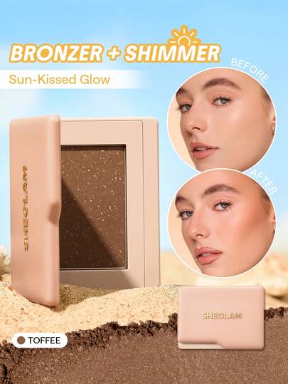 SHEGLAM Dream Touch 古銅粉-06 Toffee 品牌 美容 化妝 化妝品 適合女性與女孩 完美搭配夏季春季 Y2K 時尚 流行 生日 母親節禮物 假期 派對準備就緒 最佳顏色
