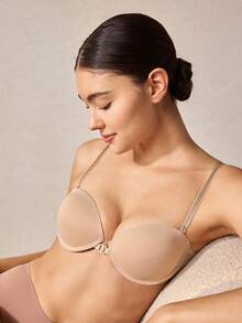 Veilyse Peach Girl 2pcs/Set Multi-Color Front Closure Supportive Women's Bras With Underwire Lining, Casual & Comfortablefor Summerfor Summer - Multicolor - View 3