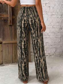 SHEIN Frenchy Quần ống rộng nữ kiểu dáng thường ngày, trang phục thường ngày nữ, quần áo mùa hè nữ. - Nhiều màu - Xem 2