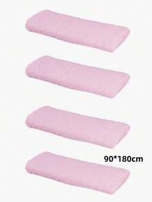 Bohemian Style Sheer Table Runner. Romantic Farmhouse Cheese Cloth Long Table Runner For Wedding Bride Party Birthday Decor(Pink) - Pink - View 12