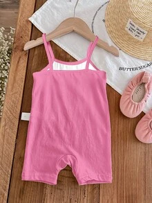 Bộ áo liền quần cho bé gái in hình gấu hồng và dâu tây phối màu dễ thương, thích hợp cho mùa xuân/hè, trang phục hè đáng yêu, đồ hè cho trẻ em, phong cách Hàn Quốc, thoải mái dễ chịu, thời trang trẻ em, Y2K, Kawaii, dự tiệc, mặc hàng ngày, đi nghỉ mát, dễ thương, thoải mái, phong cách Cottagecore, mặc thường ngày cuối tuần, đi chơi gia đình, trang phục chụp ảnh. - Nhiều màu - Xem 6