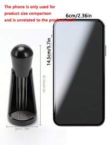 1pc Coffee Stirring Tamper Distributor WDT Tool Espresso Needle Stirrer Stirring Tool With Stand 304 Stainless Steel 12 Needles 0.4mm Coffee Tamper Distribution Tool - Black - View 8