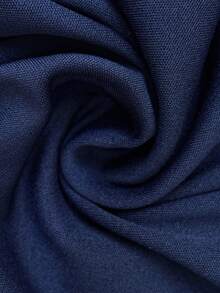 EMERY ROSE Middle-Aged Elderly Women's Polo Collar Short Sleeve Top And Pants Casual Hawiian Modest Suit Soft Yellow Autumn Outfit Sets - Navy Blue - View 9