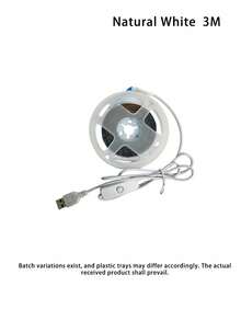 1 PC LED COB Strip Light 5V With Touch Sensor For Dimmable Brightness Control, Available In Warm Light / White Light / Natural Light. DIY Strip Light 1M-5M For Bedroom, Wardrobe, Office, Corridor, Stairs, Kitchen, Hallway, DIY-Shaped Lighting. - Touch - View 22