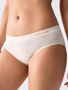 Loungeista 5 chiếc quần lót nữ cạp trung không đường may, họa tiết da báo, màu đỏ đô, độ co giãn cao, thoải mái, thoáng khí, giúp định hình vòng bụng phẳng. - Nhiều màu - Xem 12