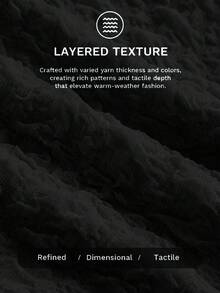 SHEIN Clasi Đầm dệt jacquard thanh lịch, thích hợp mặc hàng ngày. - màu đen - Xem 8