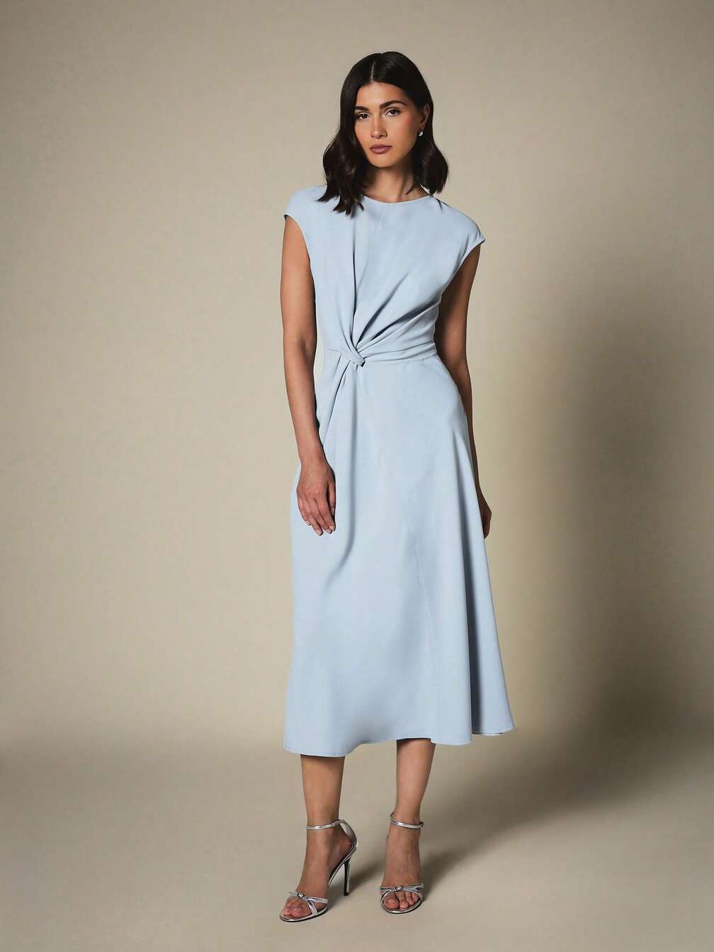 cap sleeve midi dress wedding guest Amazon.com: Gmeitoey 2025 Satin Cap Sleeve Cowl Back Summer Dresses for  Women Elegant Ruched Waist Wedding Guest Midi Dress Sage : Clothing, Shoes  & Jewelry