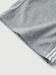 PAVTROS Quần thể thao nam casual phong cách đường phố, quần ngắn dệt kim với cạp chun và dây rút, kiểu dáng streetwear với khẩu hiệu tối giản "Los Angeles", phù hợp cho mặc hàng ngày, phối đồ thời trang, đi học, hoạt động ngoài trời, các dịp casual và thể thao, quà tặng ngày lễ/quà tặng bạn trai. - Xám - Xem 8