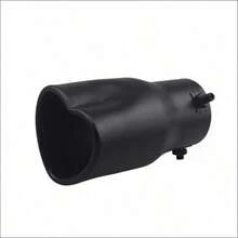 Car Modification Exhaust Throat Single Outlet Heart-Shaped Stainless Steel Exhaust Tip Muffler Tail Pipe Car Exterior Accessory - A - View 16