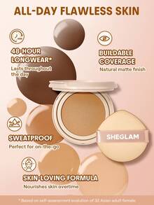 SHEGLAM Lock & Go PhấN NướC Cushion LâU TrôI (LõI Thay Thế)-Honey ThươNg HiệU LàM đẹP Trang đIểM Mỹ PhẩM Cho Phụ Nữ Và Cô GáI HoàN HảO Cho MùA Hè MùA XuâN Lý TưởNg Cho Y2K ThờI Trang Sang TrọNg Phù HợP Cho Sinh NhậT NgàY CủA Mẹ Quà TặNg TiệC SẵN SàNg MàU SắC TốT NhấT - Honey - Xem 4