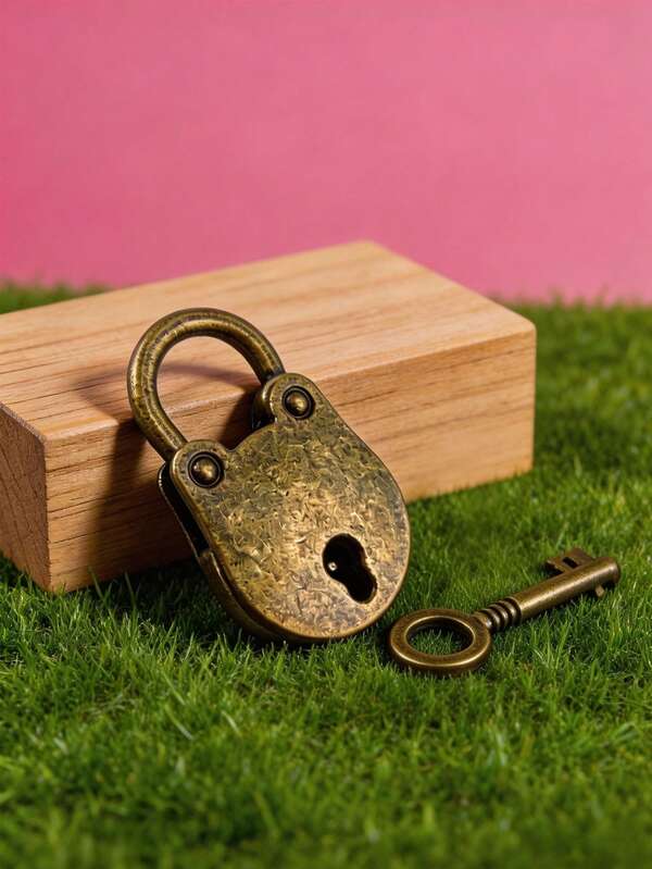 Joivida 1/2/3 piezas Candado de metal con diseño de oso, candado mini vintage de bronce con oso, candado pequeño con llave para armario de dormitorio, candado antirrobo para equipaje y bolsos, ligero y resistente al desgaste